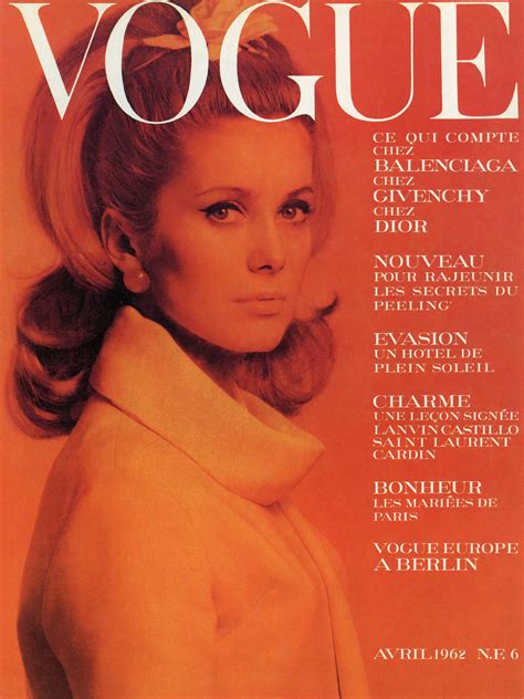Vintage Catherine Deneuve Vogue Cover Catherine Deneuve Jacqueline