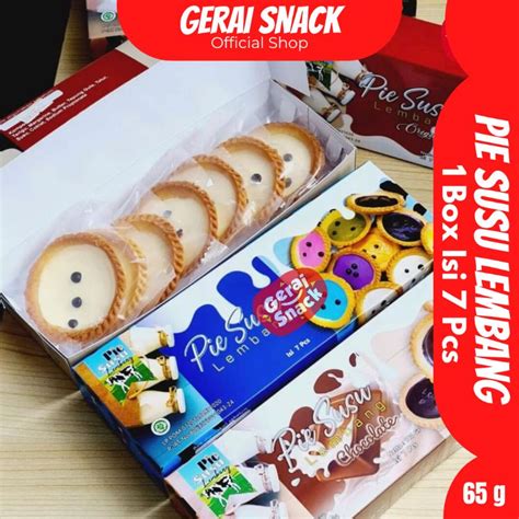 Jual Pie Susu Lembang Premium 1 Box Isi 7 Pcs Oleh Oleh Khas Bandung