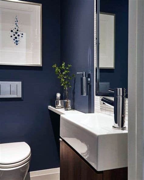 Top 50 Best Blue Bathroom Ideas Navy Themed Interior Designs Bathroom