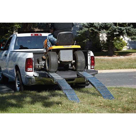 Ultra Tow Folding Arched Steel Loading Ramp Set — 1000 Lb Capacity