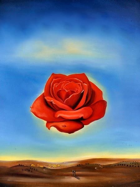 Meditative Rose By Salvador Dali Re Pin If Youd Paint