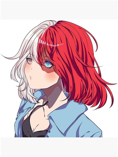 Female Shoto Todoroki Bnha Transparent Version Poster For Sale By