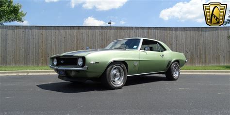 1969 Chevrolet Camaro Frost Green Ss For Sale At Gateway Classic Cars