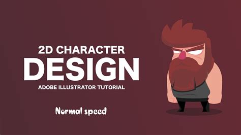 Simple 2d Character Design Tutorial Adobe Illustrator Youtube