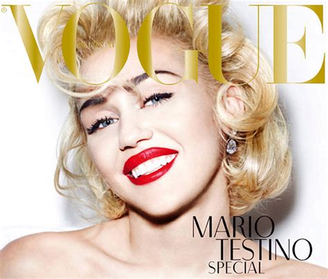 Miley Cyrus Portada De Vogue Magles Revista Para Lesbianas