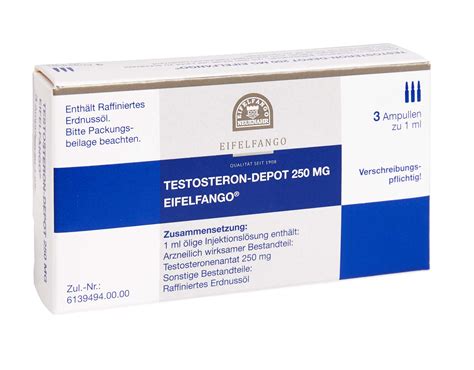 In male humans, testosterone plays a key role in the development of male reproductive tissues such as testes and prostate. Testosteron-Depotinjektion | Produkte | Eifelfango