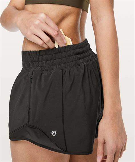 Lululemon Hotty Hot Short High Rise 2 5 Black Lulu Fanatics