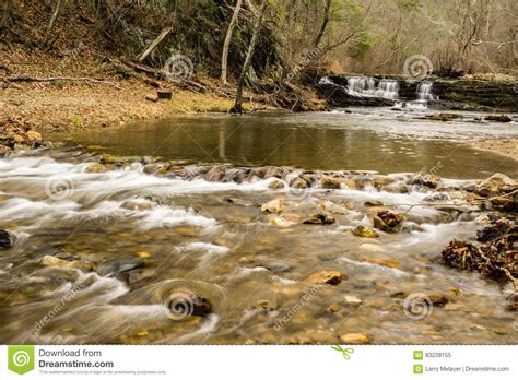 Waterfalls In The Blue Ridge Mountains Of Virginia Usa