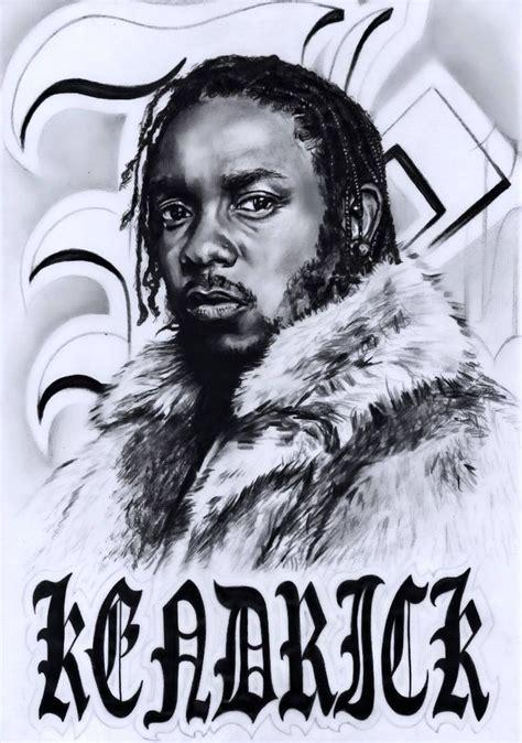 Kendrick Lamar Drawing In 2022 Music Drawings Portraiture Kendrick