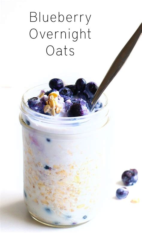 Creamy Blueberry Overnight Oats A Delicious Easy To Make Breakfast