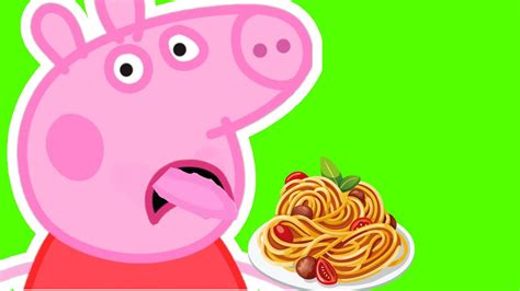 Peppa Pig Doesnt Like Spaghetti Youtube