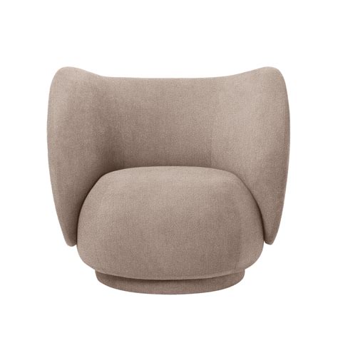 Rico Lounge Chair Boucle Furniture Ecommerce Theme