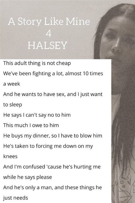 Halseys Poetry A Story Like Mine Part 4 In 2022 Halsey Poetry Words