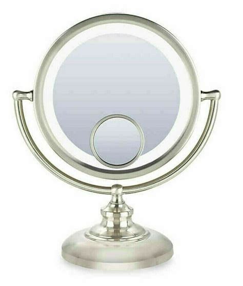 makeup mirror 10x magnification with light beauty and health