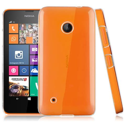 Schutzhülle Case Hard Cover Für Handy Nokia Lumia 530 Transparent