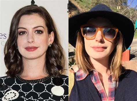 Anne Hathaway Is A Blonde Again Pregnant Star Debuts New Hairstyle E