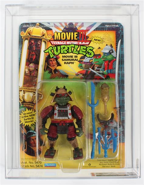 1993 Playmates Teenage Mutant Ninja Turtles Movie Iii Carded Action