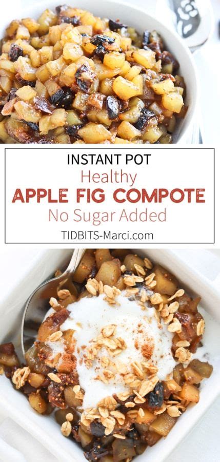 Instant Pot Healthy Apple Fig Compote | Recipe | Healthy ...
