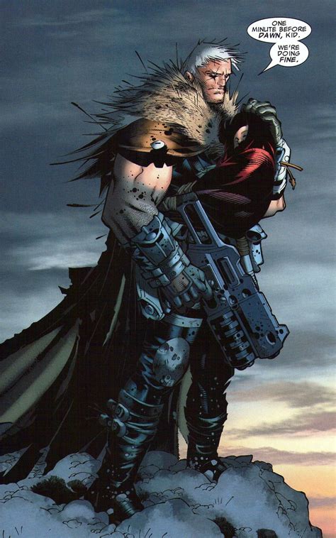 Cable And Hope X Men 205 By Chris Bachalo Messiah Complex Cable