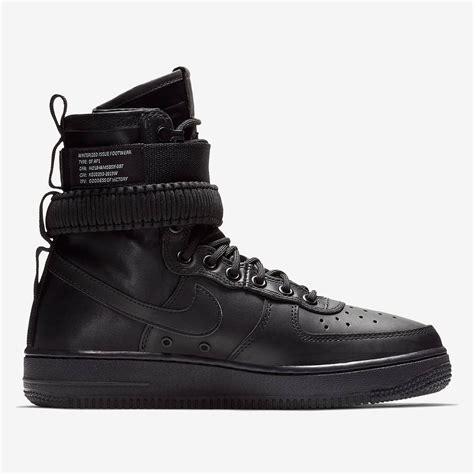 Nike Sf Af1 Triple Black 857872 005 Release Info