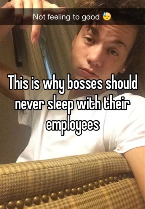 This Is Why Bosses Should Never Sleep With Their Employees