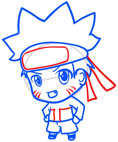 How To Draw Naruto Chibi Drawings Step By Step Tutorials Vẽ Từng