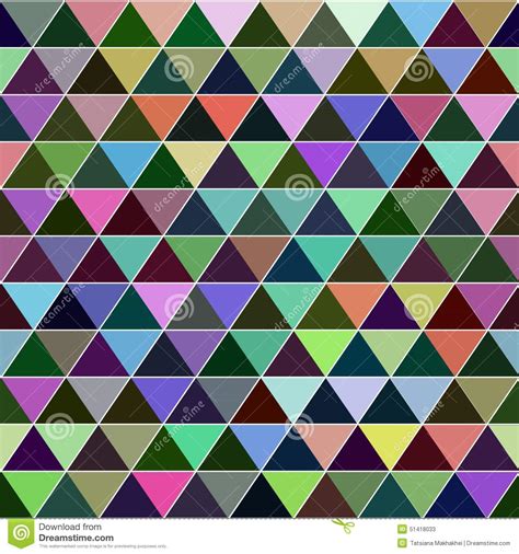 Seamless Triangle Pattern Vector Background Stock Vector
