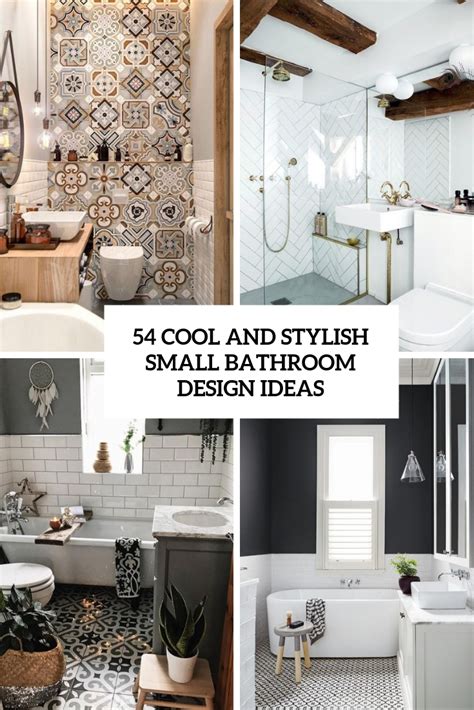 54 Cool And Stylish Small Bathroom Design Ideas Tickabout
