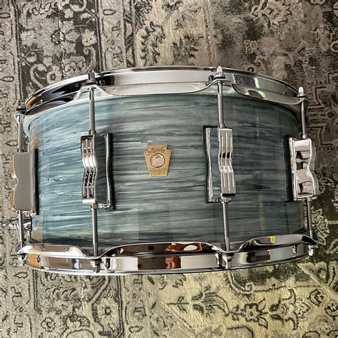Ludwig Maple Snare Drum 65x14 Sky Blue Pearl Reverb