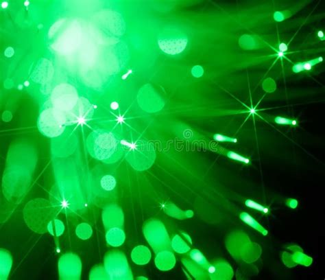 Abstract Background Of Green Spot Lights Stock Image Image Of