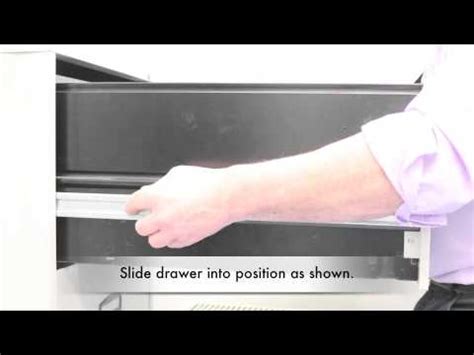Different drawers must be removed in different ways depending on what type of drawer slide is installed. How to remove a filing cabinet drawer - YouTube