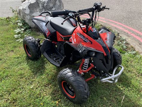 Our 125cc atv quad bikes with petrol engine automatic transmission with reverse gear and tubeless tyres. Red Renegade 1200w 20Ah 48v Kids Electric Quad Bike ...