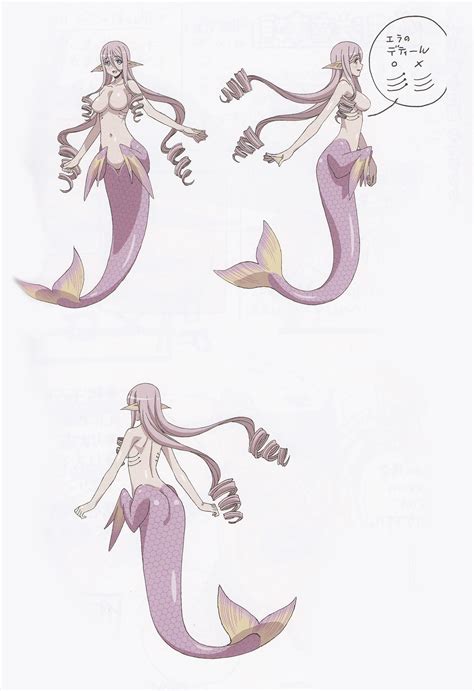 Meroune Lorelei Reference Art Anime Monsters Monster Girl