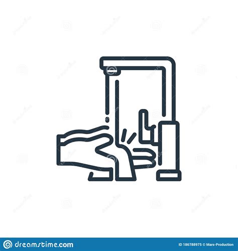 Vectorpictogram Handen Wassen Bewerkbare Slag In Handen Washanden