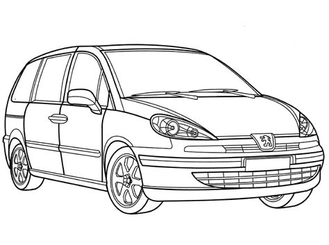 Dibujos De Peugeot 207 Rc Para Colorear Para Colorear Pintar E