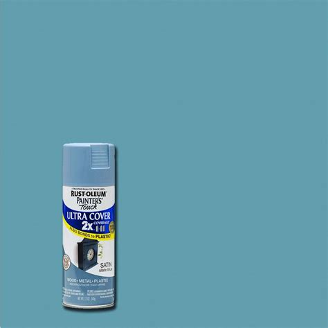 This beautiful shade of slate blue and others can be found in the plaid folk art art paint gallery! Rust-Oleum Painter's Touch 2X 12 oz. Satin Slate Blue ...