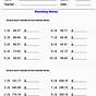 Rounding Decimal Numbers Worksheet Grade 3