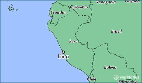 Where Is Lima Peru Lima Lima Map