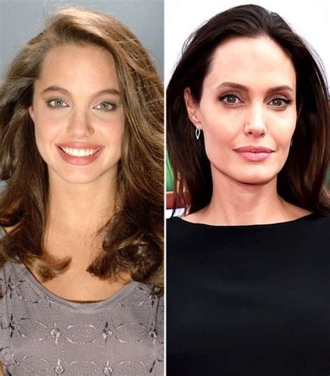 Watch Angelinas Face Morph Over 20 Years In 30 Seconds Angelina Jolie Face Celebrity Plastic