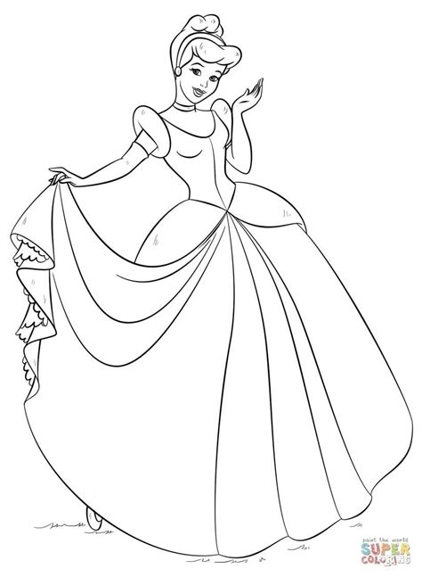 Dibujos Para Colorear De Cenicienta | Cenicienta dibujo, Princesas para