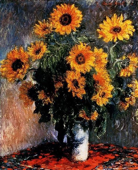 Claude Monet Sunflowers Painting Anysize 50 Off