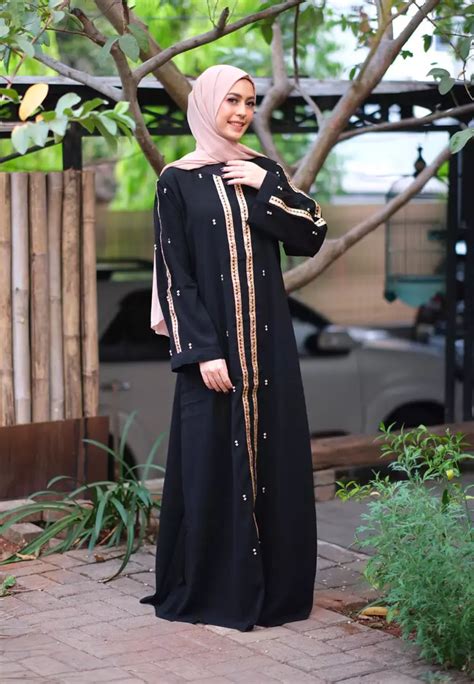 inspirasi model baju abaya arab terbaru zalora thread