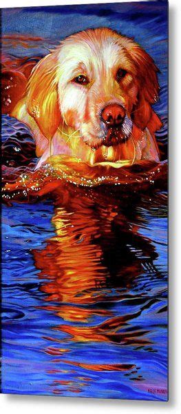 Purple Waters Metal Print By Kelly Mcneil Water Painting Oil Painting