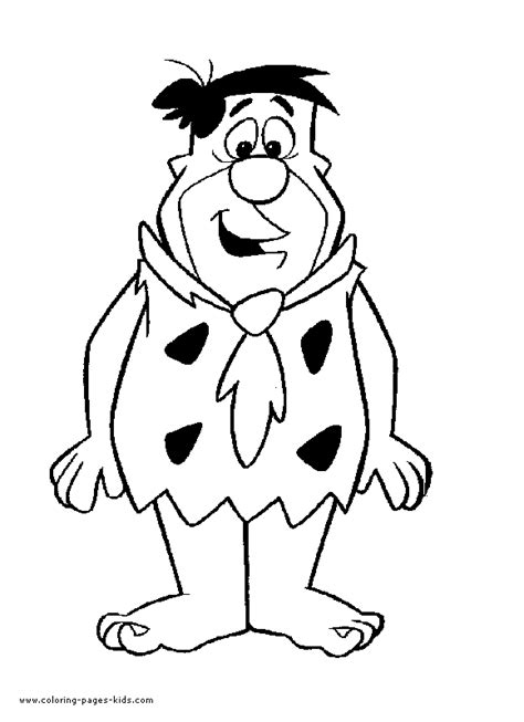 Free Printable Fred Flintstones Coloring Pages