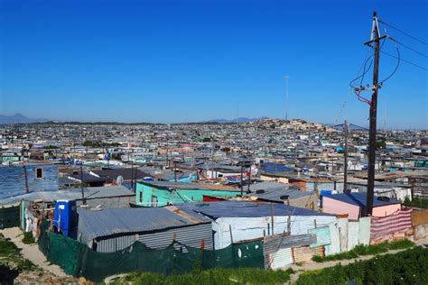Khayelitsha Township South Africa 29 August 2018 Backyard In A