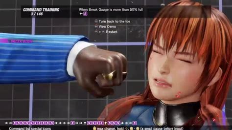 Dead Or Alive 6 Zack Combo Challenges Youtube