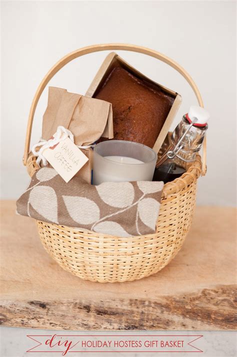 You may include items you will use while staying there, but add something extra that the host or hostess can enjoy. DIY Holiday Hostess Gift Basket - The Sweetest Occasion