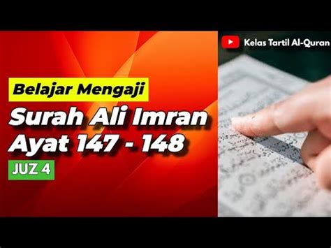 Siri Kelas Tajwid Al Quran Surah Ali Imran Ayat Youtube