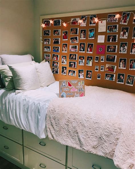 Pinterest Hannahpure☼ Dorm Room Inspiration Beautiful Dorm Room Dorm Room Decor