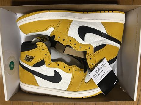 Yahooオークション Nike Air Jordan 1 Retro High Og Yellow Ochre 26